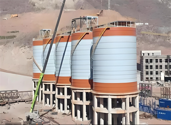 沔城回族镇高架钢板仓