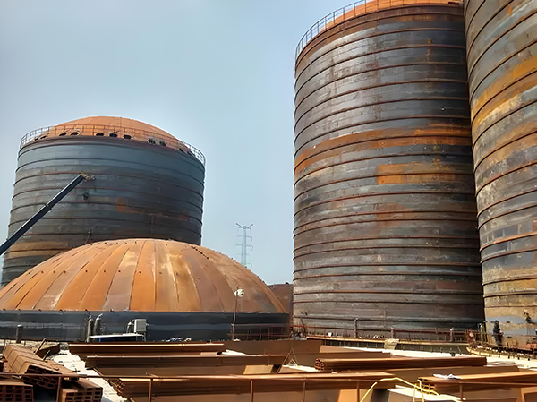 沔城回族镇焦粉钢板仓